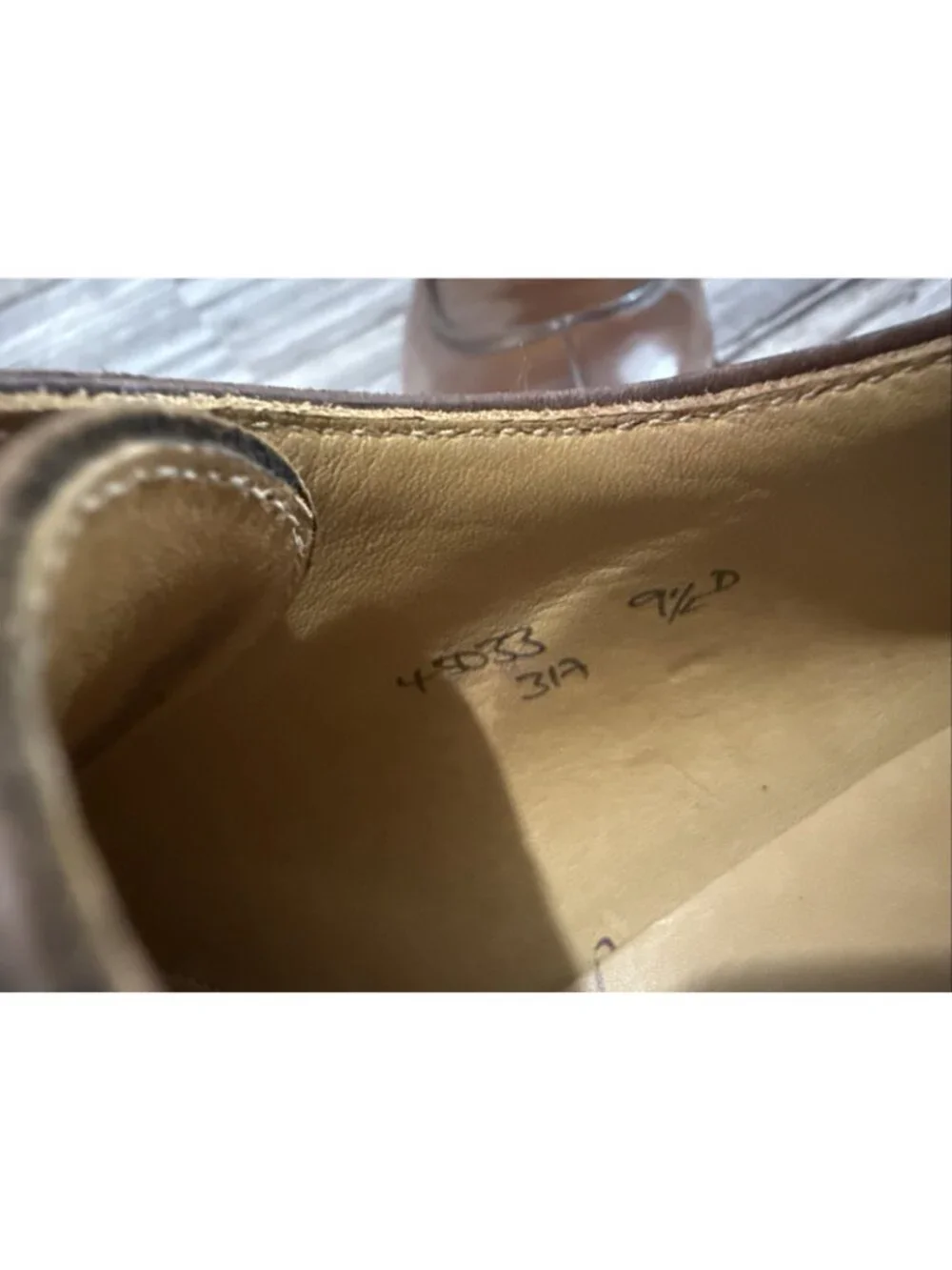 Peal & Co Brooks Brothers Split Toe Derby’s Shoes Sz 9.5 D Brown Leather England
